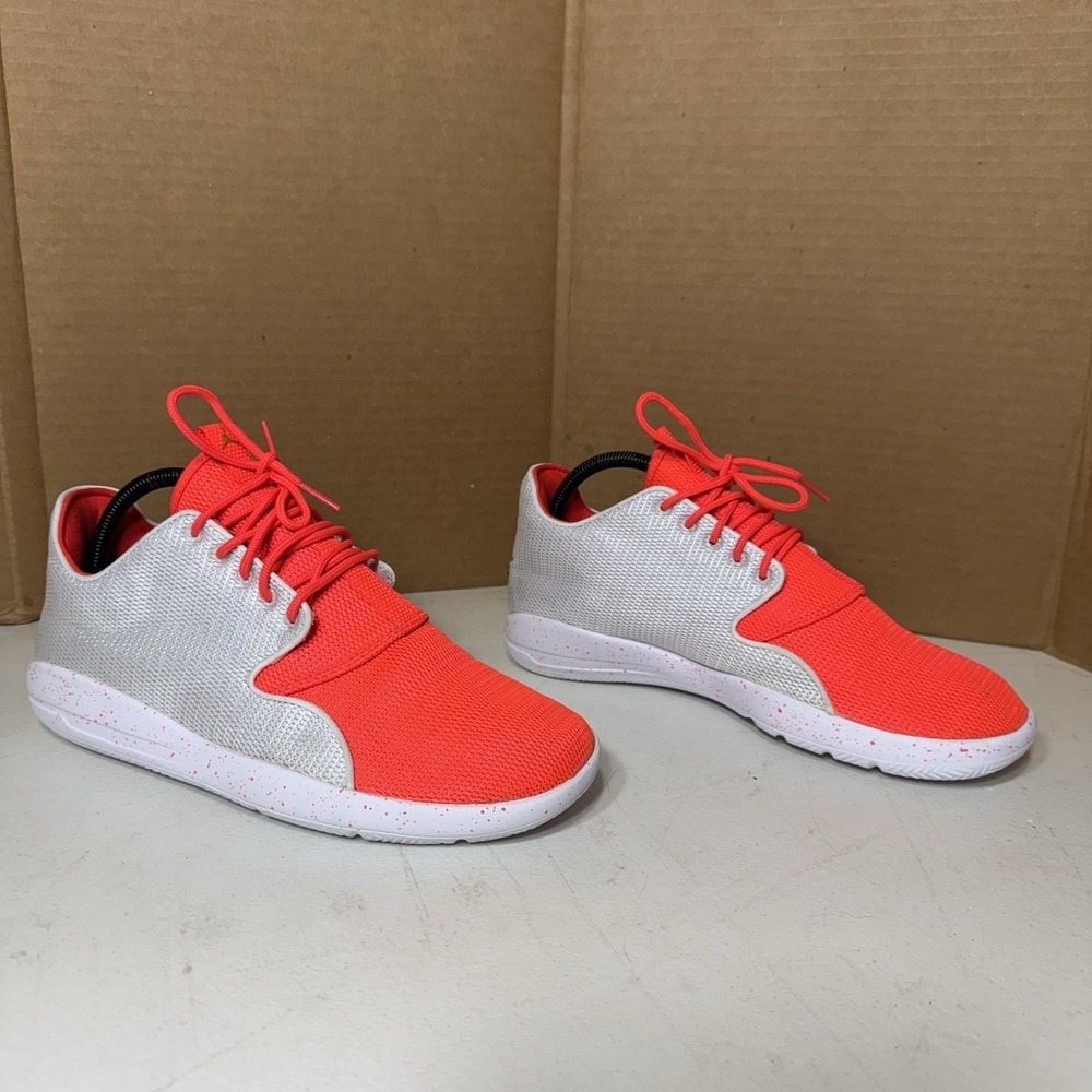 Nike Jordan Eclipse Mens Sneakers 8.5 Bright Mango Silver Speckled Shoes View 2